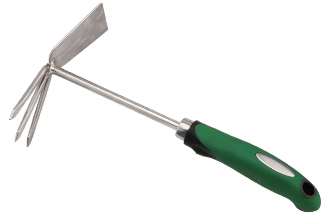 Zenport 15311A Shrub Rake- Hoe Fork Combo- Stainless Steel