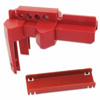 Picture of Master Lock 470-S3081 Adjustable Ball Valve Lockouts- 1.5-2 in. Valves- Red