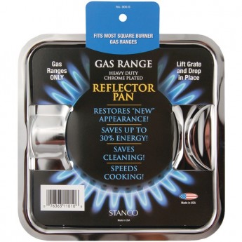 STE60090002 Square Chrome Gas Pan