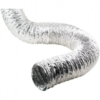 Aluminum Flex Duct, 4 Ply
