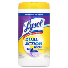 Reckitt Benckiser RAC81700CT Lysol Dual Action Wipes