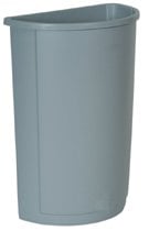 Picture of Rubbermaid Commercial 640-3569-88-BLA 23 gal. Square Base Receptacle