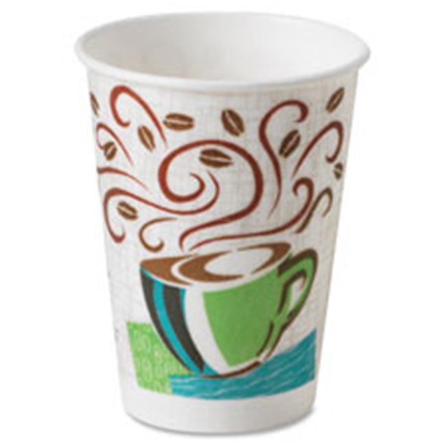 Dixie Foods DXE5338CDCT Perfectouch Coffee Haze Hot Cups- 8 oz. - 50 Per Count