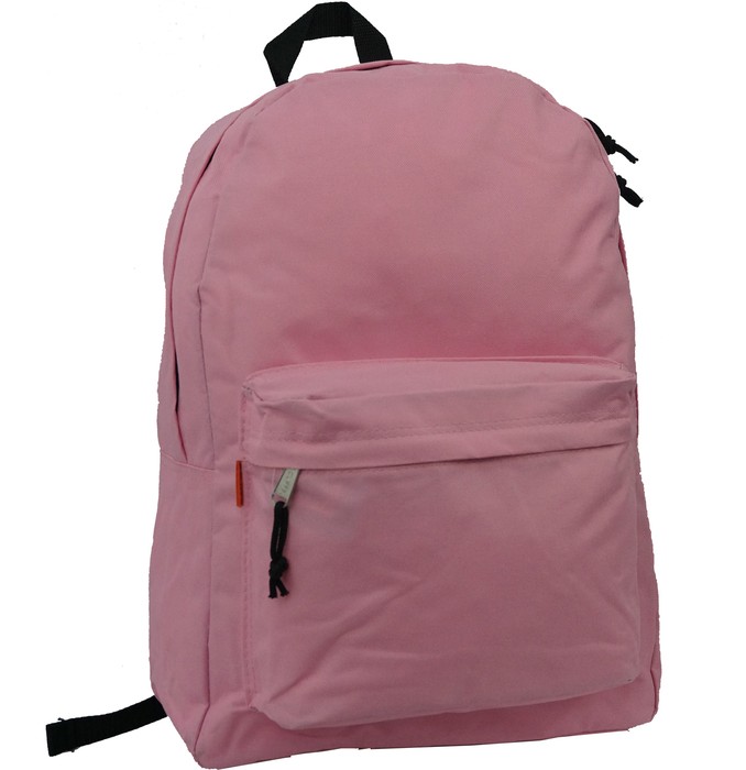 Picture of Harvest LM183 Pink 18 in. Simple Backpack- School Bag- Day Pack & Book Bag
