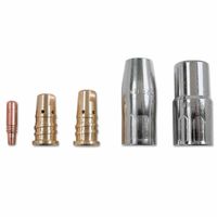Picture of Bernard 360-N1C12Q Quik Tip Consumables Nozzle For Series 1 Tip, Plated Copper, 0.5 in.