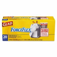 Picture of Clorox 158-70427 Forceflex Tall Kitchen Drawstring&#44; 13 Gallon&#44; White