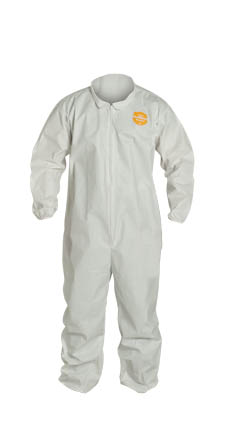 ProShield NexGen Coveralls with Elastic Wrists and Ankles, White, 5X-Large, 25PK
