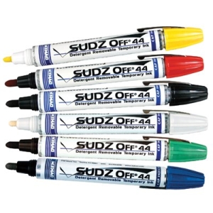 Picture of Itw Professional Brands 253-44985 Sudz Off Detergent Removable Temporary Markers- Black