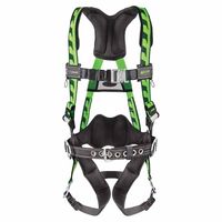 AirCore Full Body Harness, Quick Connect Buckles, Polyester, Blue, Size L/XL