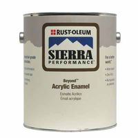 Interior/Exterior Paint, Glossy, Water Base, Safety Red, 1 gal