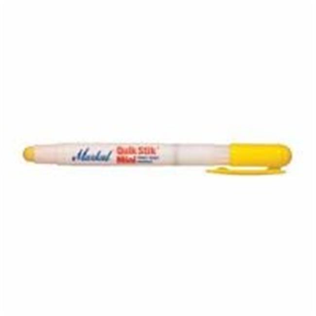 Markal 434-61127 Quik Stik Twist Solid Paint Marker Mini- Yellow- Bullet