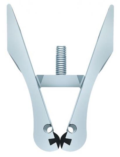 Testrite Visual Products Visual Merchandising Clamps - Black