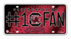 Picture of Rico Industries MTF120101 No.1 Fan Metal Tag - South Carolina Gamecocks