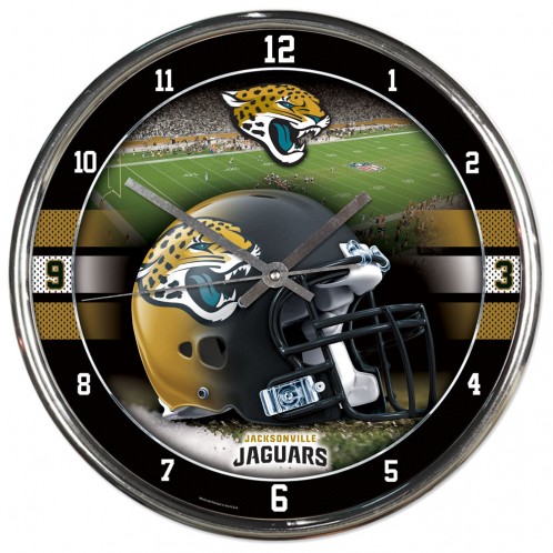 Picture of Wincraft 2792813 Clock - 12 in. Round - Jacksonville Jaguars