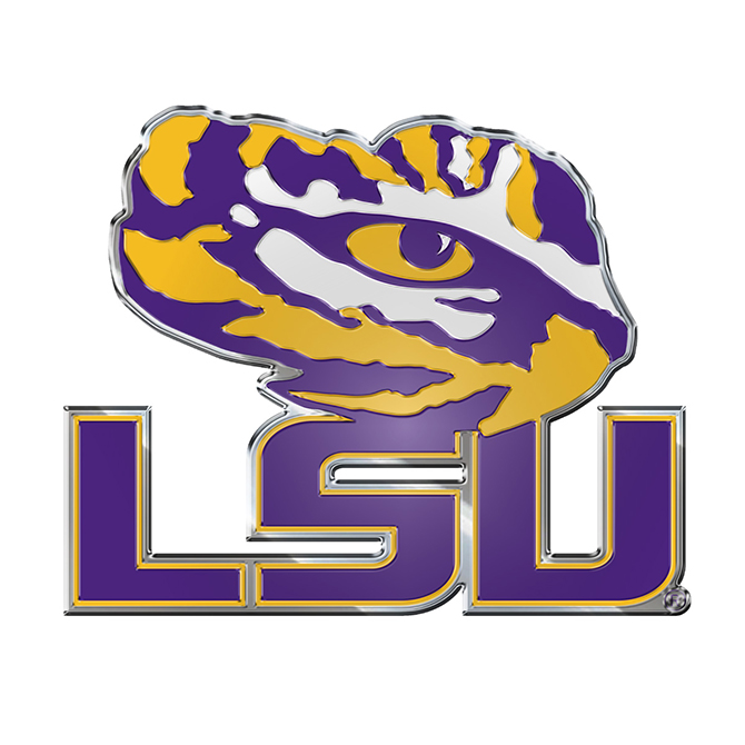 CE3U030 Color Auto Emblem - LSU