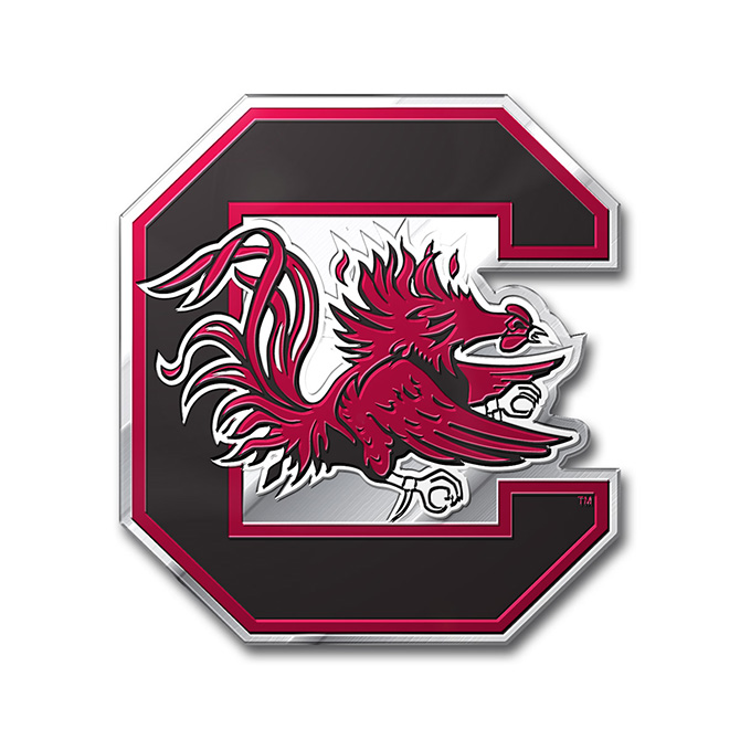 CE3U058 Color Auto Emblem - South Carolina Gamecocks