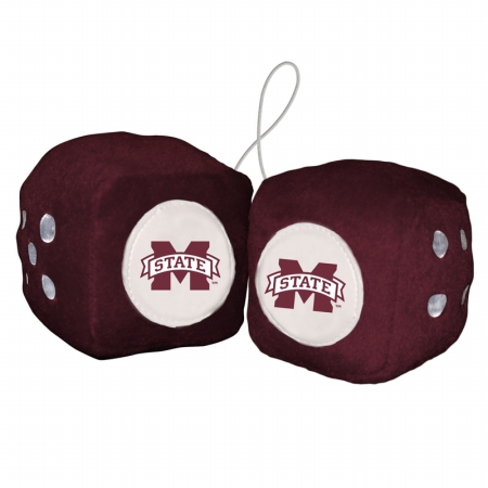 Picture of Fremont Die Consumer Products F58042 Fuzzy Dice - Mississippi State