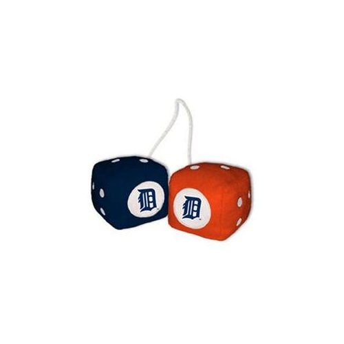 Picture of Fremont Die Consumer Products F68006 Fuzzy Dice - Detroit Tigers