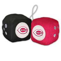Picture of Fremont Die Consumer Products F68017 Fuzzy Dice - Cincinnati Reds