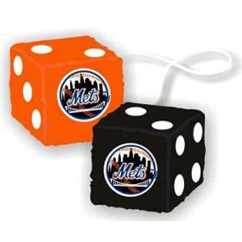 Picture of Fremont Die Consumer Products F68021 Fuzzy Dice - New York Mets