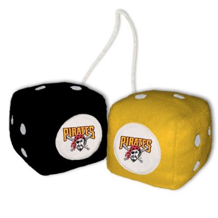 Picture of Fremont Die Consumer Products F68023 Fuzzy Dice - Pittsburgh Pirates