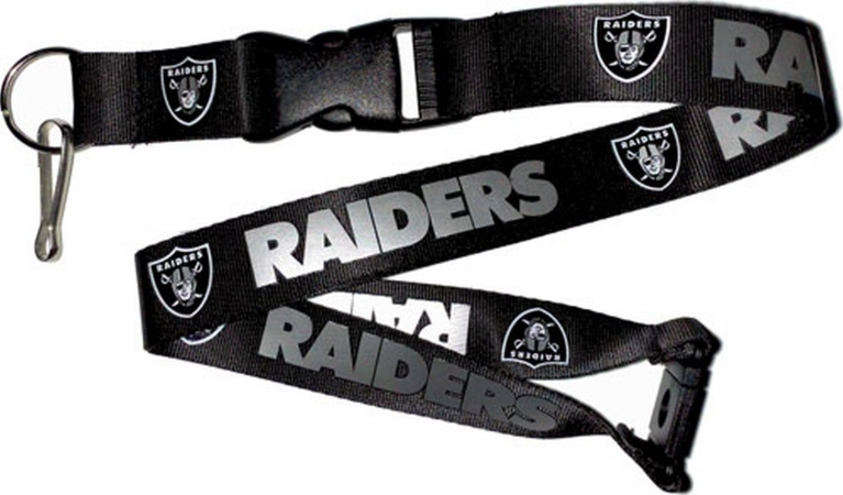 Picture of Aminco International NFL-LN-095-08 Lanyard - Oakland Raiders