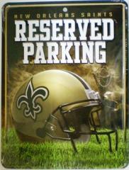Metal Parking Sign - New Orleans Saints