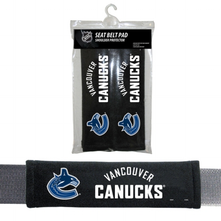 Picture of Fremont Die Consumer Products F86726 Seat Belt Pad Set - Vancouver Canucks