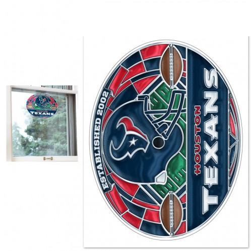 05680013 Stained Glass Decal - Houston Texans