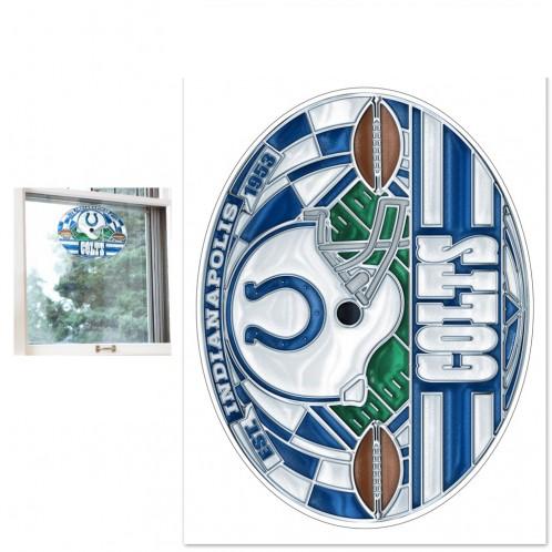 Stained Glass Decal - Indianapolis Colts