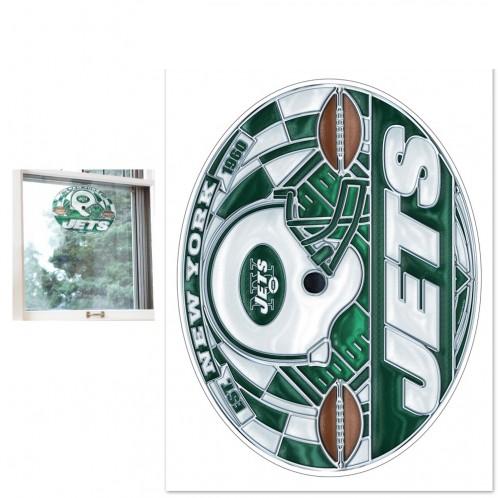 20101013 Stained Glass Decal - New York Jets