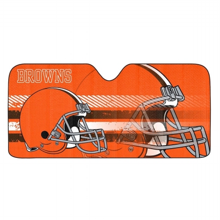 AS2NF08 Large Orange- Universal Auto Shade - Cleveland Browns
