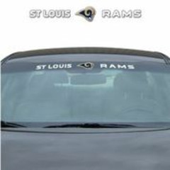 WSDNF28 Windshield Graphic Decal - St. Louis Rams
