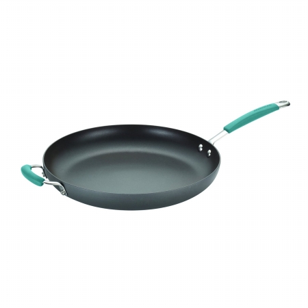 Picture of Rachael Ray 87642 Handle with Agave Blue Handles- 14 in.- Gray