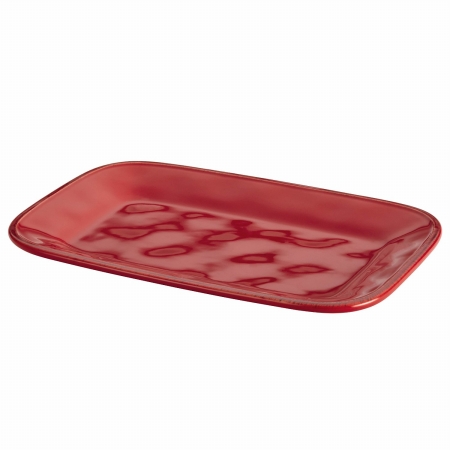 Picture of Rachael Ray 57232 Rectangular Platter- 8 in. by 12 in.- Cranberry Red