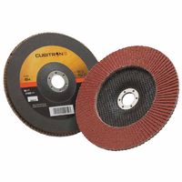 Picture of 3M Abrasive 405-051141-55611 Cubitron Ii Flap Disc 967A, 7 in., 40 Grit, 0.88 in. Arbor, 8, 600 Rpm, Type 27