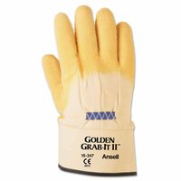 Picture of Ansell 012-16-347-10 Golden Grab-It Gloves&#44; 10&#44; Yellow