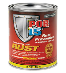 Absolute Coatings (POR15) POR-45108 Rust Preventive Coating Pint - Clear Paint Paint