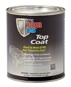 Picture of Absolute Coatings (POR15)  POR-45908 Top Coat Chassis Black Paint - Pint