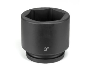 1" Drive, 1-9/16" Size, SAE Socket, 6 Points, 1-9/16",1"D,Impact,Blk