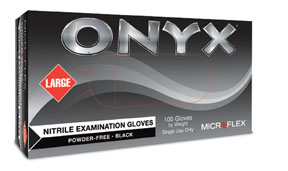 Lh Nitrile Glove  Black Onyx
