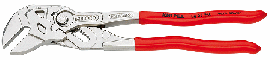 Knipex Pliers Wrench, 10 In, Nickel Plated, Pliers & Wrench in One (8603250SBA)