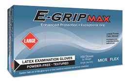 MFX-L922 MAX Latex Examination Gloves Powder-Free Natural Medium