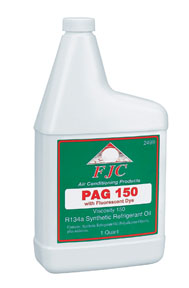 FJC PAG Oil 150 with UV Dye for Advanced AC Systems, Quart (2499)