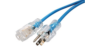 SJTW Extension Cord, 12 AWG, Indoor/Outdoor, 12/3, 1 Outlets, 25 ft