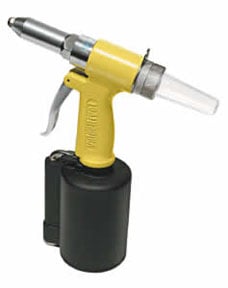 V-2 Air-Hydraulic Riveter - Red - Compact Design - High Pulling Force