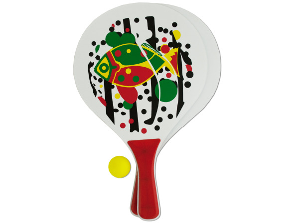Picture of Bulk Buys OD858-16 Paddle Ball Game Set -Pack of 16