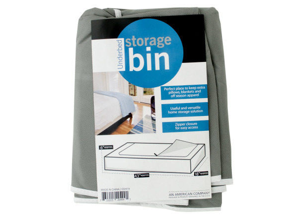 Picture of Bulk Buys OD419-12 Underbed Storage Bin -Pack of 12