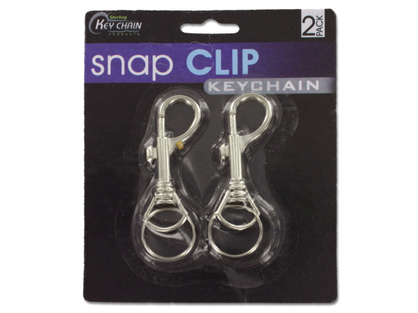 Picture of Bulk Buys KC019-36 Snap Clip Key Chains -Pack of 36