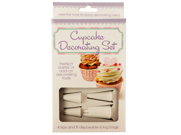 Picture of Bulk Buys HW717-12 Cupcake Decorating Set -Pack of 12